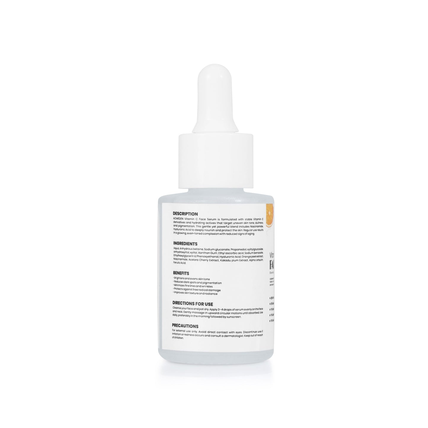 5-in-1 Vitamin C Face Serum | 20% Vitamin C, Niacinamide, Hyaluronic Acid, Alpha Arbutin & Ferulic Acid