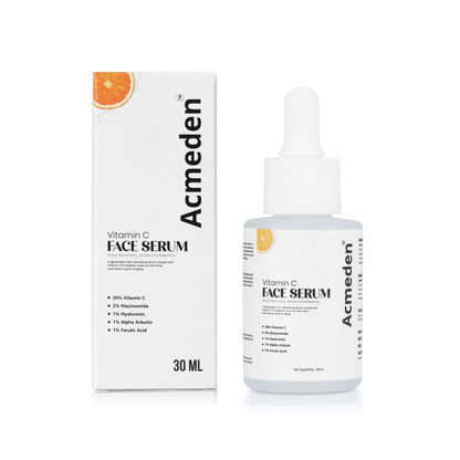 Pack of 2 serum 5-in-1 Vitamin C Face Serum | 20% Vitamin C, Niacinamide, Hyaluronic Acid, Alpha Arbutin & Ferulic Acid
