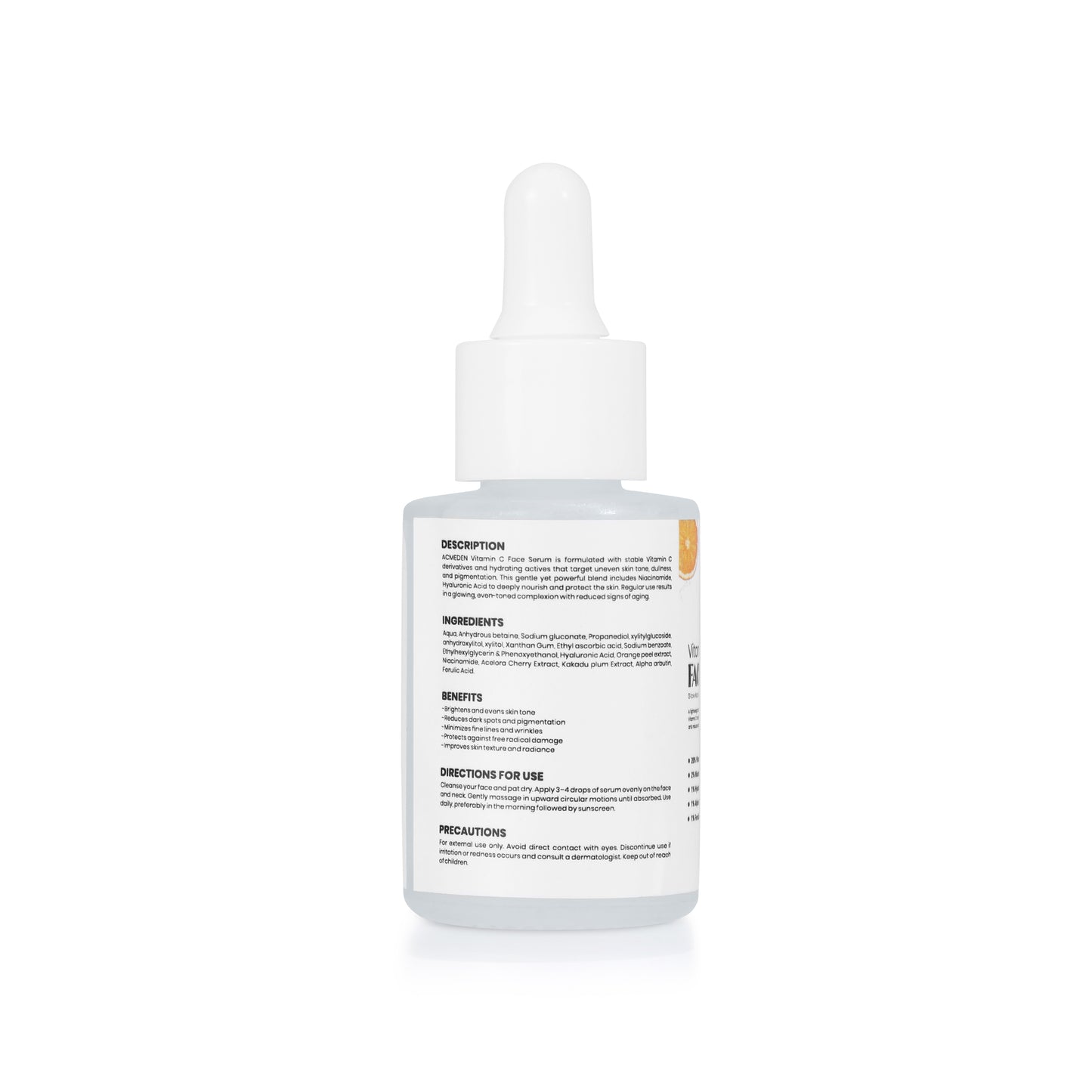 Acmeden Vitamin C Face Serum – Glow Naturally, Shine Confidently