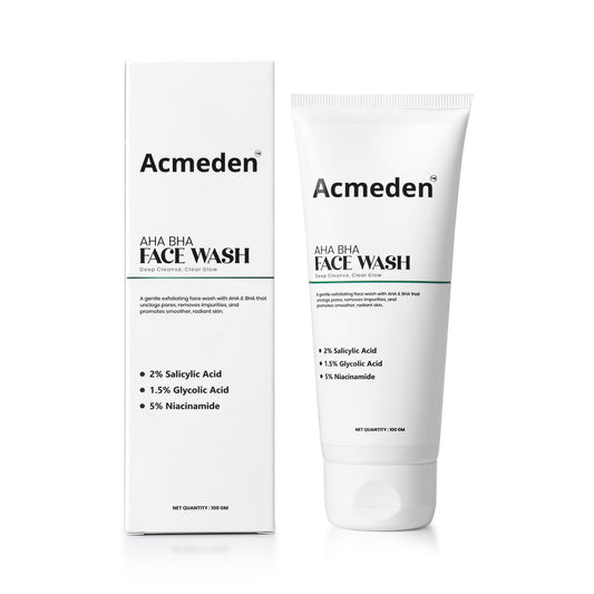 Acne Control AHA BHA Face Wash  With  5% Niacinamide