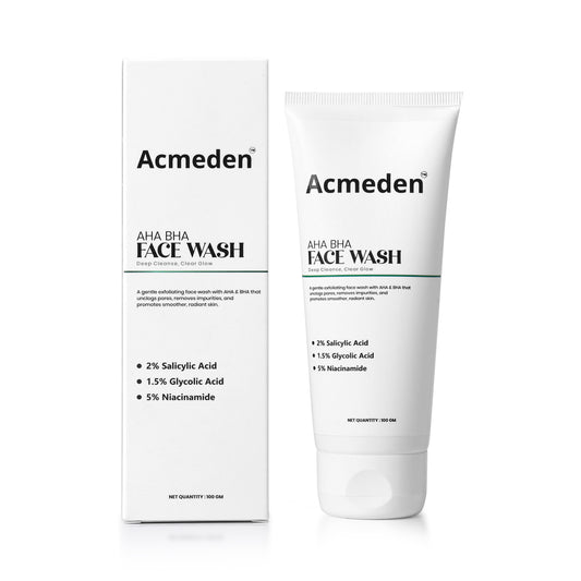 Acne Control AHA BHA Face Wash  With  5% Niacinamide